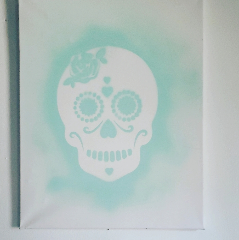 Skull painting